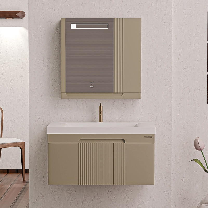 فولست روشویی کابینتی به همراه آینه باکس