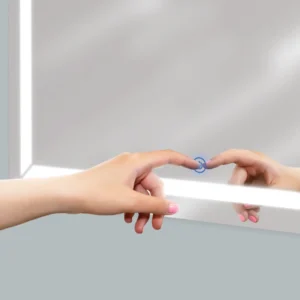 آینه دستشویی سندبلاست شده