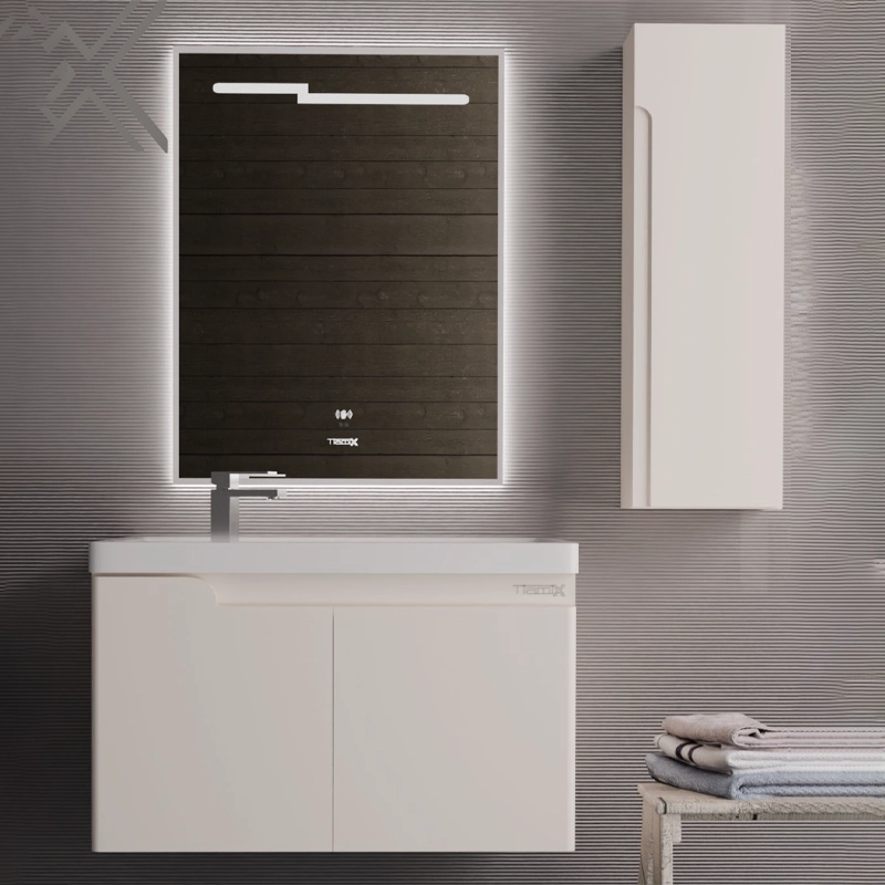 فولست روشویی کابینتی به همراه آینه مستطیل