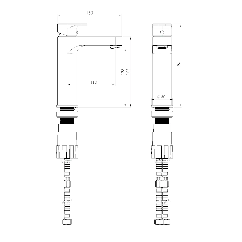 شیر روشویی اهرمی با کیفیت بالا