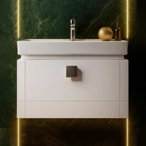 روشویی دیواری کابینتی با طراحی مدرن