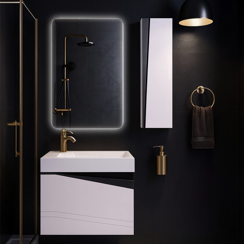 کابینت روشویی دیواری ضد آب با طراحی مدرن