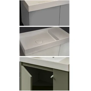 روشویی کابینتی دیواری پی وی سی با طراحی مدرن