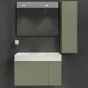 روشویی کابینتی دیواری پی وی سی با طراحی مدرن