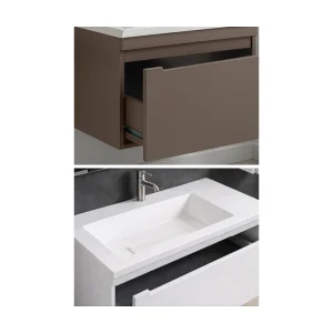 روشویی دیواری کابینتی پی وی سی