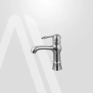 شیر روشویی کروم مات کوتاه مدل مارتین البرز روز