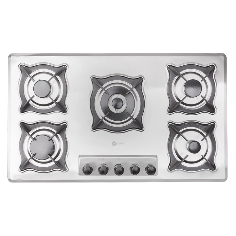 سایز گاز 5 شعله رومیزی درسا مدل DG2204-5M